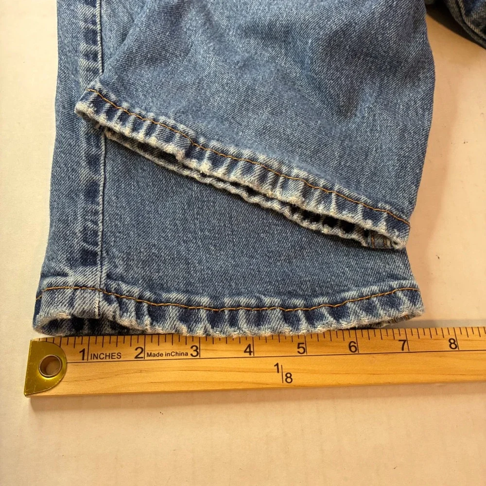 Levis 514 Straight Leg Jeans Mens 29x32 Medium Wash Blue Denim Y2K Cowboy Street